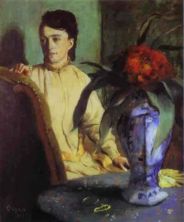 Haga click para ver la imagen ampliada woman with porcelain vase.jpg